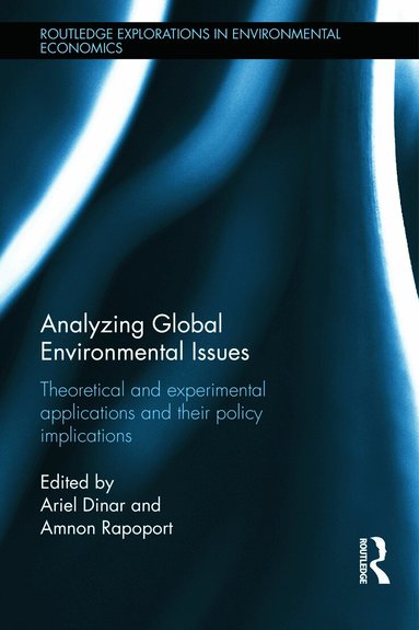 Ariel Dinar, Amnon Rapoport - Analyzing Global Environmental Issues, Inbunden