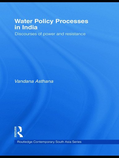 bokomslag Water Policy Processes in India