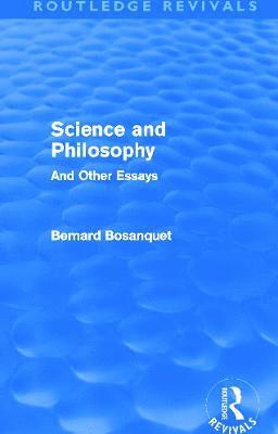 Science and Philosophy (Routledge Revivals) 1