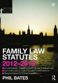 bokomslag Family Law Statutes