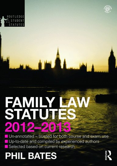 Phil Bates - Family Law Statutes, Häftad