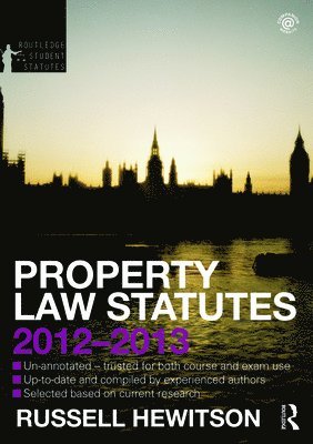 Property Law Statutes 2012-2013 1