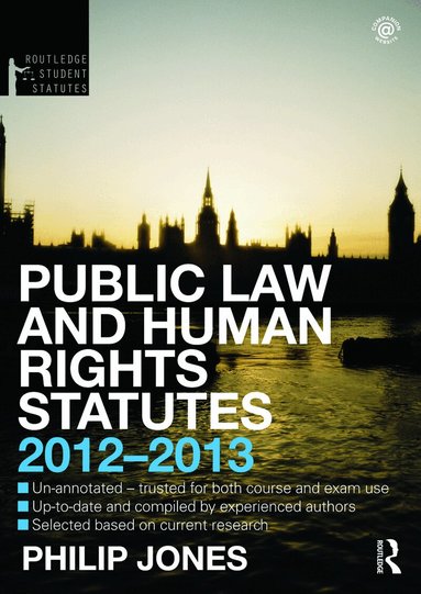 Paul Behrens, Philip Jones - Public Law and Human Rights Statutes, Häftad