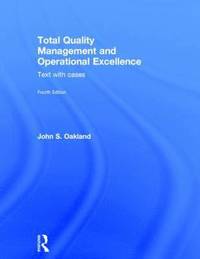 bokomslag Total Quality Management and Operational Excellence