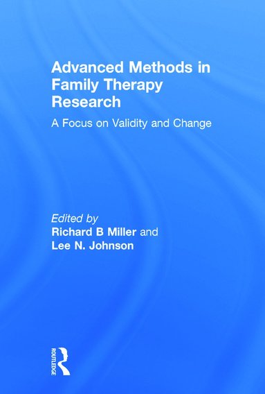 bokomslag Advanced Methods in Family Therapy Research