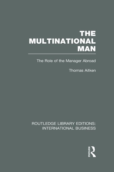bokomslag Multinational Man (RLE International Business)