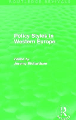 bokomslag Policy Styles in Western Europe (Routledge Revivals)
