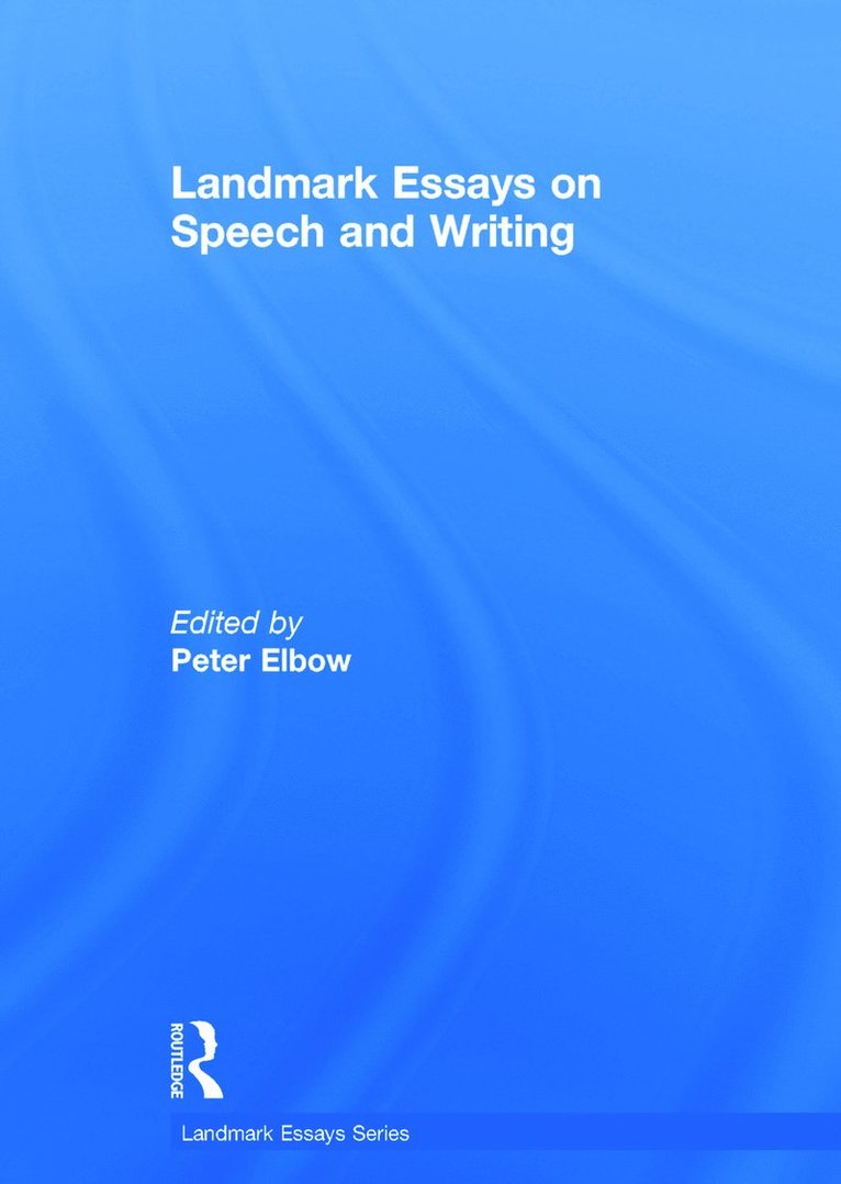 Landmark Essays on Speech and Writing 1