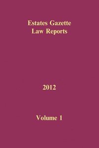 bokomslag EGLR 2012 Volume 1