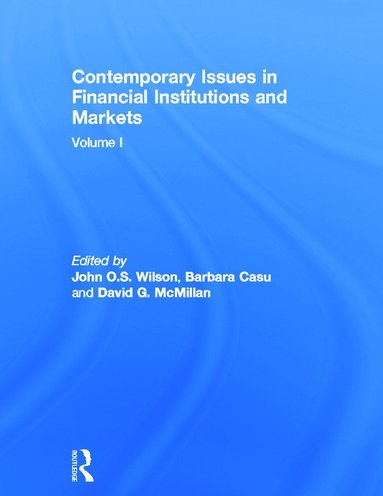 bokomslag Contemporary Issues in Financial Institutions and Markets