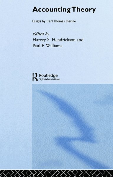 Harvey Hendrickson, Paul Williams - Accounting Theory, Häftad