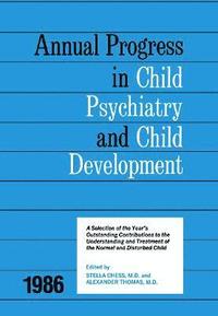 bokomslag 1986 Annual Progress In Child Psychiatry