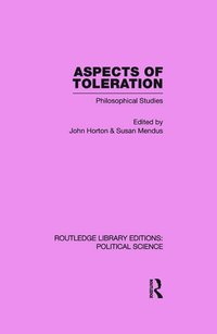 bokomslag Aspects of Toleration Routledge Library Editions: Political Science Volume 41