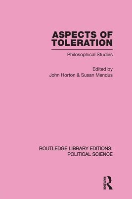 Aspects of Toleration 1