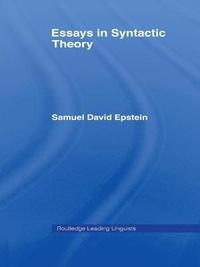bokomslag Essays in Syntactic Theory