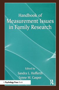 bokomslag Handbook of Measurement Issues in Family Research