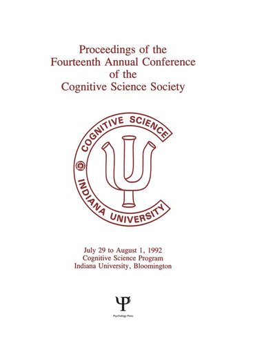 bokomslag Proceedings of the Fourteenth Annual Conference of the Cognitive Science Society