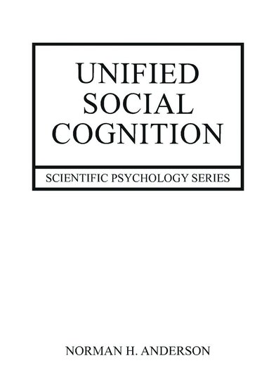Norman Anderson - Unified Social Cognition, Häftad