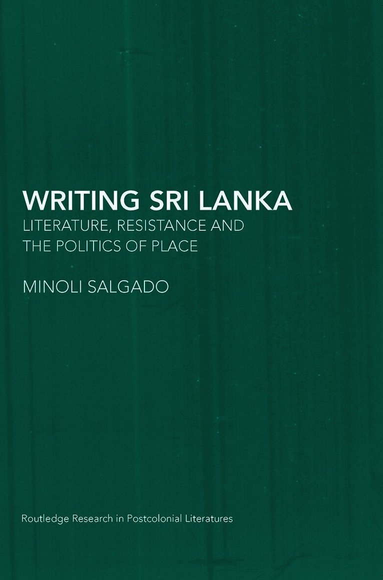 Minoli Salgado, UK) Salgado, Minoli (University of Sussex - Writing Sri Lanka, Häftad