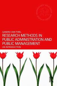 bokomslag Research Methods in Public Administration and Public Management