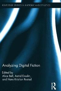 bokomslag Analyzing Digital Fiction
