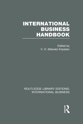 International Business Handbook (RLE International Business) 1