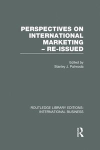 bokomslag Perspectives on International Marketing - Re-issued (RLE International Business)