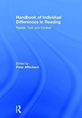 Handbook of Individual Differences in Reading 1