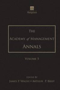 bokomslag The Academy of Management Annals, Volume 5