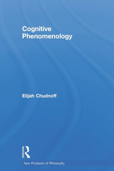 bokomslag Cognitive Phenomenology