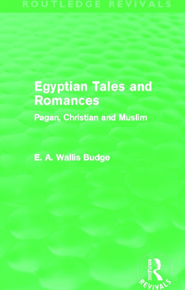 Egyptian Tales and Romances (Routledge Revivals) 1