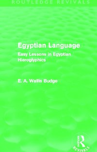 bokomslag Egyptian Language (Routledge Revivals)