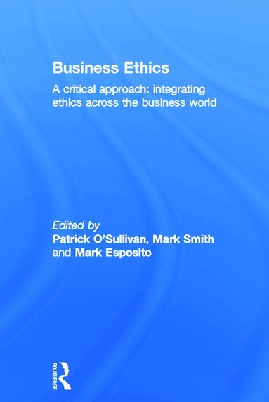 Patrick O'Sullivan - Business Ethics, Inbunden