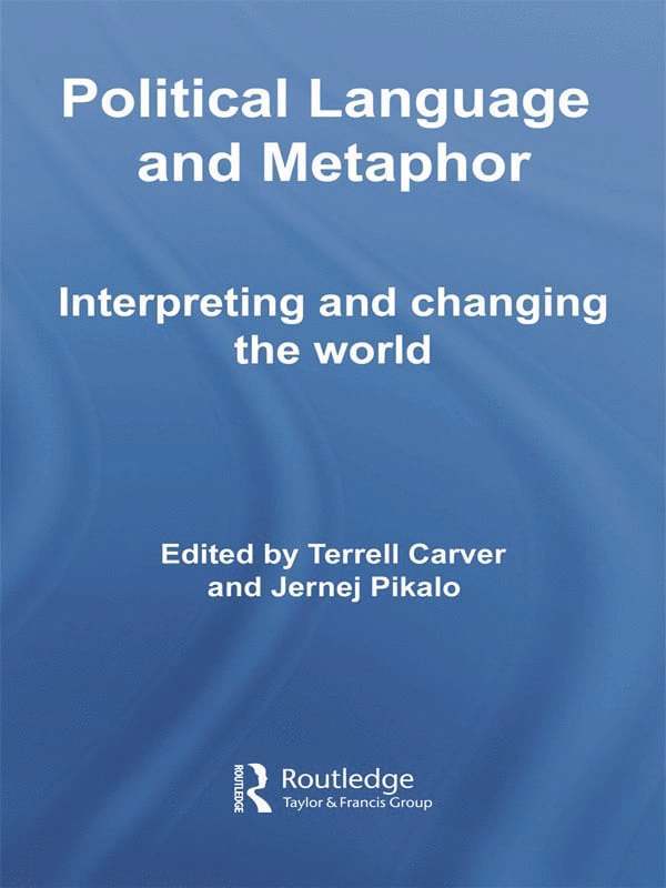 Terrell Carver, Jernej Pikalo, UK) Carver, Terrell (University of Bristol, Slovenia) Pikalo, Jernej (University of Ljubljana - Political Language and Metaphor, Häftad