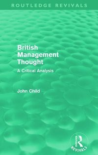 bokomslag British Management Thought