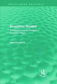 bokomslag Economic Studies (Routledge Revivals)