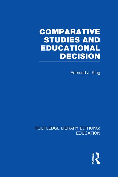 bokomslag Comparative Studies and Educational Decision