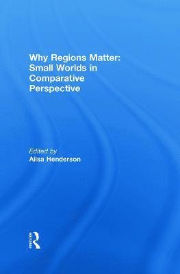 bokomslag Why Regions Matter: Small Worlds in Comparative Perspective