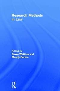 bokomslag Research Methods in Law