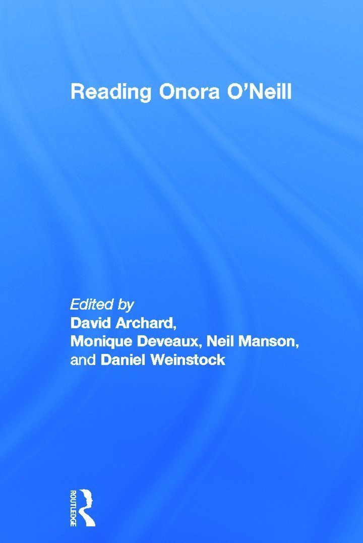 Reading Onora O'Neill 1