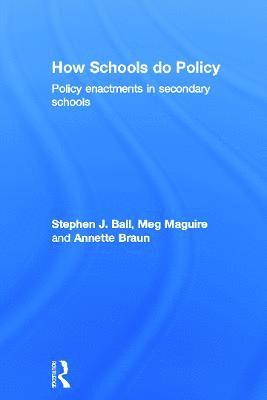 bokomslag How Schools Do Policy