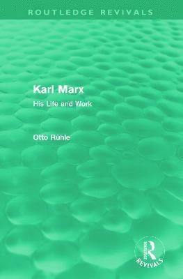 bokomslag Karl Marx (Routledge Revivals)