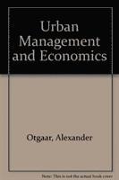 Urban Management and Economics 1