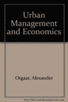 Urban Management and Economics 1