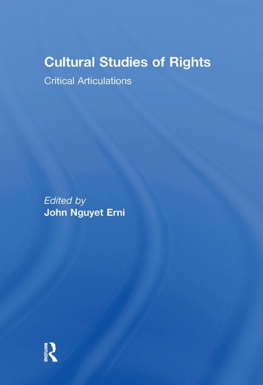 bokomslag Cultural Studies of Rights