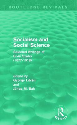 Socialism and Social Science (Routledge Revivals) 1