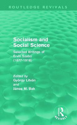 Socialism and Social Science (Routledge Revivals)
