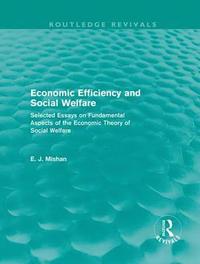 bokomslag Economic Efficiency and Social Welfare (Routledge Revivals)