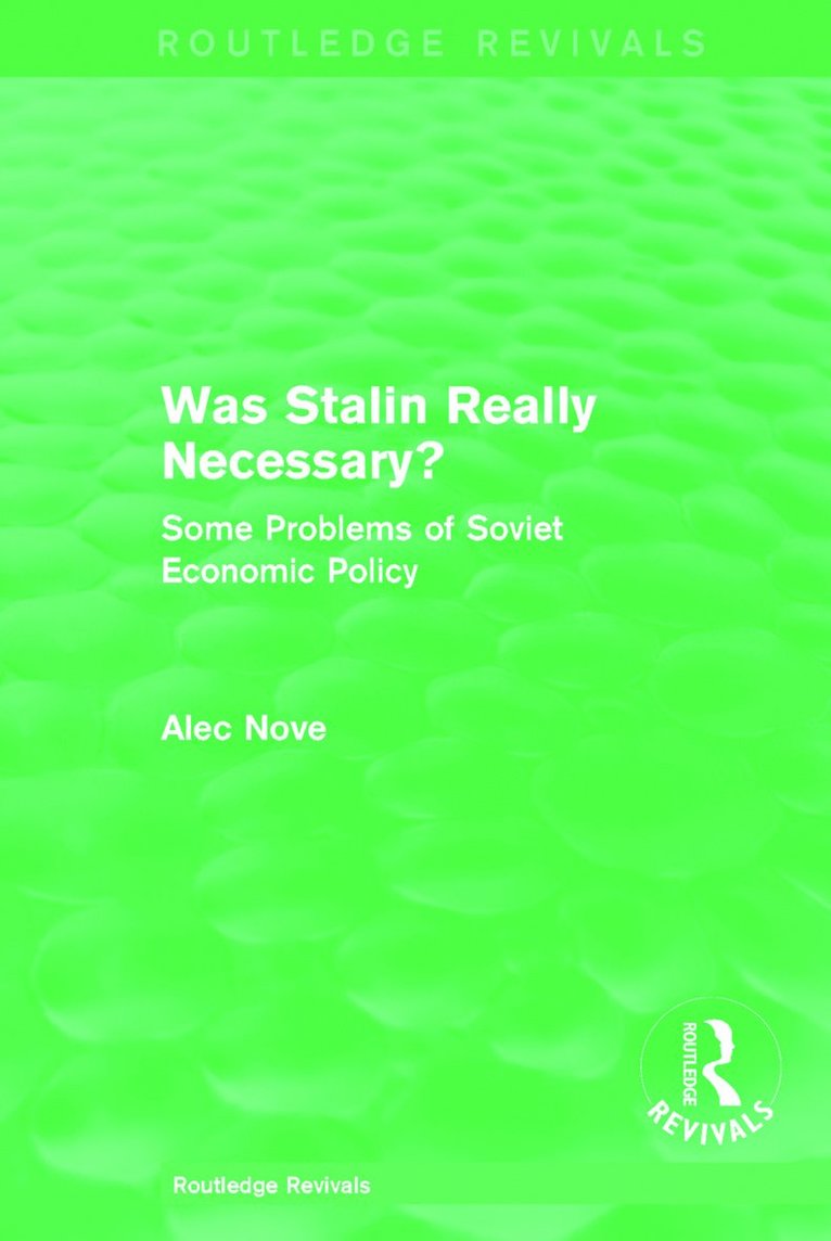 Was Stalin Really Necessary? (Routledge Revivals) 1