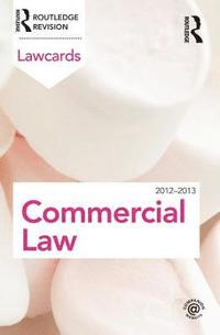 bokomslag Commercial Lawcards 2012-2013